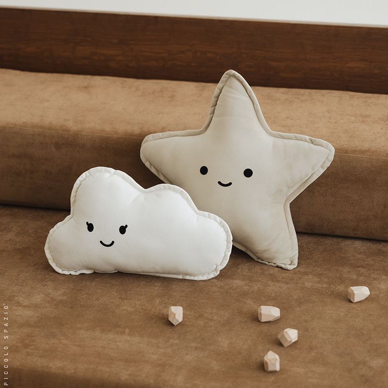 Set de cojines estrella y nube - Piccolo Spazio