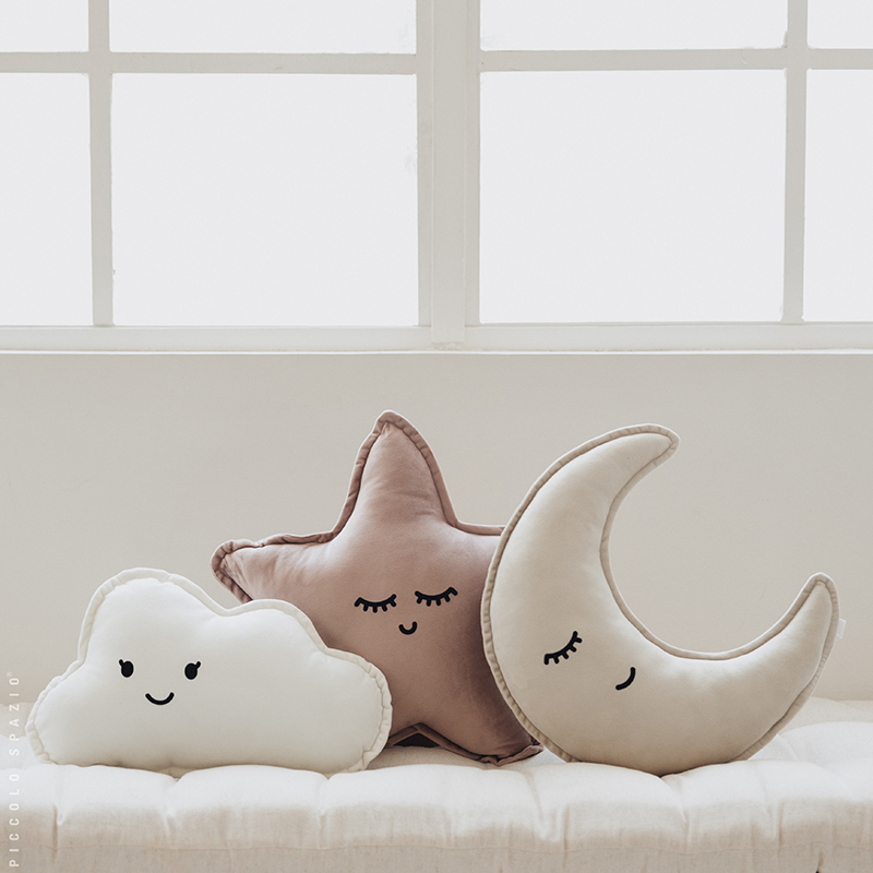 Set de cojines estrella, nube y luna - Piccolo Spazio