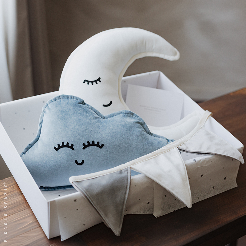 Gift Box para bebé con set de cojines personalizables-Piccolo Spazio